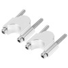 7/8in 30mm Handlebar Risers Clamp Bars Kit Universal Parts for