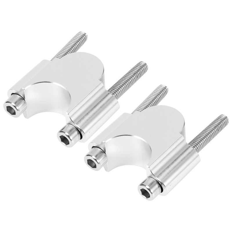 7/8in 30mm Handlebar Risers Clamp Bars Kit Universal Parts for