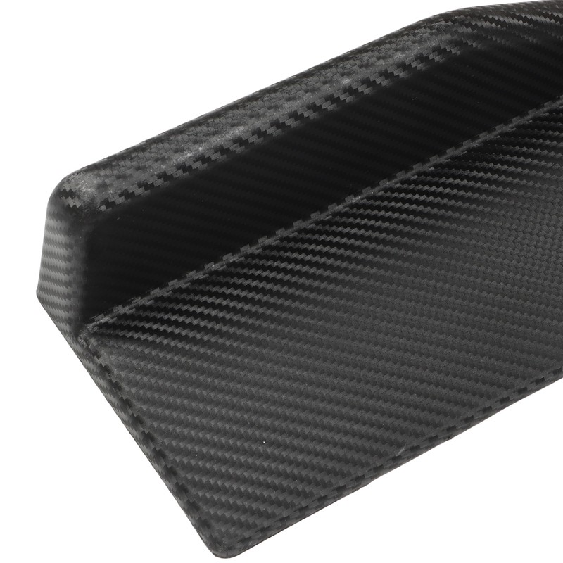 2PCs Rear Side Skirt Winglet Carbon Fiber Style Universal Car