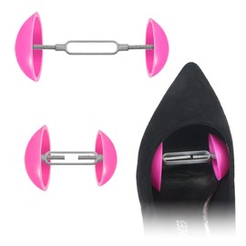 BEPSYOM 2 x Adjustable Shoe Stretchers, Shoe Stretcher, Pressing Shoes Width, TPR Shoe Support, Adjustable Shoe Width, Lightweight and Portable for Leather Shoes, Boots, High Heels, Sports Shoes (7-12 cm)