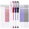 Bewudy 4pcs Heat Erasable Pens for Fabric with 20 Refills,
