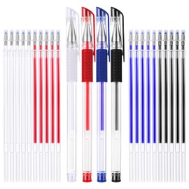 Bewudy 4pcs Heat Erasable Pens for Fabric with 20 Refills, 4 Colours Fabric Marking Pens Fabric Marker for Quilting Sewing DIY Dress-Making Fabrics Cutter Chalk Heat Erase Pens Fabrics