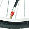 UNICHE Tech High Volume Mini Bicycle Pump (Silver, Large)