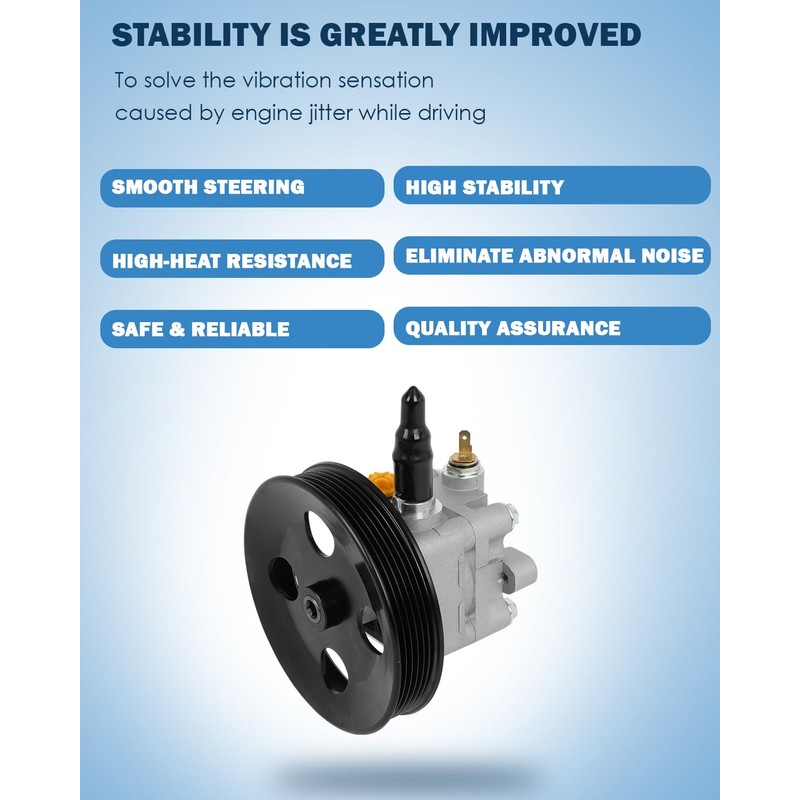 ECCPP Power Steering Pump fit for Mitsubishi Eclipse 2006-2012 L4