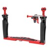 Dual Handle Tray Stabilizer Rig Diving Underwater Camera Housing Tray