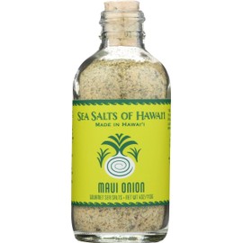 Sea Salts Of Hawaii, Seasoning Maui Onion Sea Salt, 4 Ounce