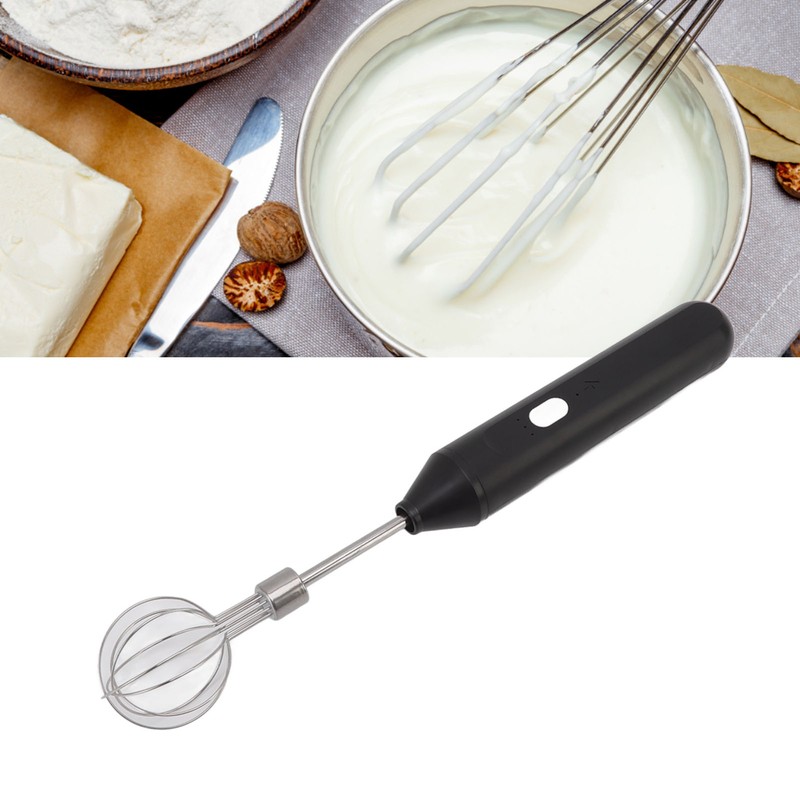 Electric Hand Mixer Three Different Speeds Battery Powered Handheld Milk