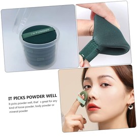 Ipetboom 7pcs Cosmetic Sponge Dual-sided Non Powder for Loose Powder Foundation Application Washable and Reusable for Makeup Blending