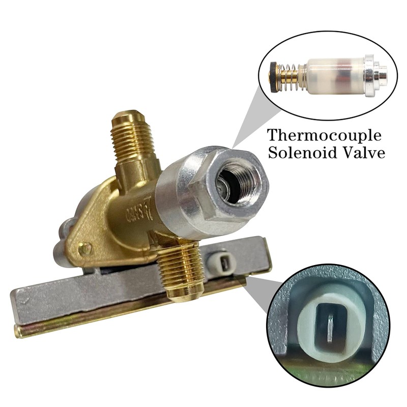 MCAMPAS CSA Certified Gas Safety Control Valve with Piezo Push