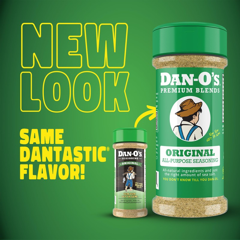 Dan-O's 4 Bottle Seasoning Set, Small Bottles, 4 Pack, Includes