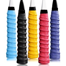 SGERUFZ Grip Tape Non-Slip Overgrip for Tennis Badminton Squash EVA Foam Strips Optimal Grip for Racket Pack of 5