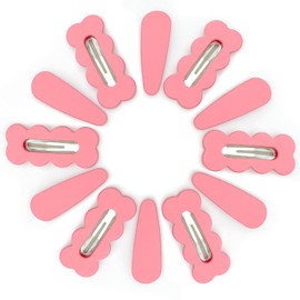 Girls Hair Clips - Pink Acrylic Hair Clips Metal Hair Styling Accessories for Toddlers Kids Girls Women