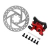 140mm Brake Disc Caliper Kit 6‑Hole Aluminum Alloy Wear Resistance