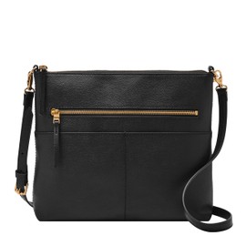 FossilZB7271782 - cruzado (Fiona Crossbody) Para mujer, Negro/Negro, Talla unica