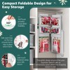 Wrapping Paper Organizer Storage, Double-Sided Hanging Gift Wrap Roll Holder
