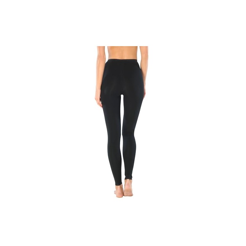 Schiesser Women's Long Johns - Black - Schwarz (000-schwarz) -