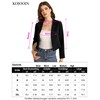 KOJOOIN Women's Bolero Long Sleeve Cardigan Elegant Festive Shoulder Jacket