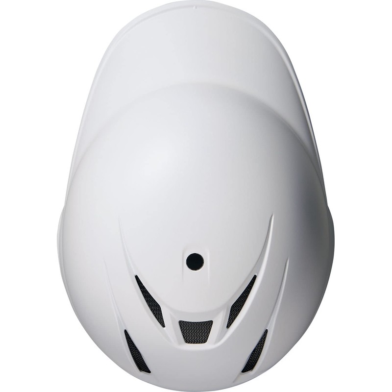 Zett Baseball Hard-Hitting Player Helmet, Pro Status, Matte Finish, White
