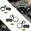 HCmotorku Motorcycle Speedometer Side Mount Indicator Bracket 39MM Handlebar Clamp