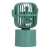 Mini Fan Cactus Shape Shaking Head Low Noise USB Charging