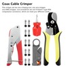 RG59 RG6 Coax Cable Crimper Tool Kit Coaxial Cable Crimper