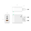 AISENS - ASCH-65W3P007-W - Charger GAN 65W, 2XUSB-C PD3.0 QC4.0,
