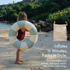 Petites Pommes Striped Pool Float for Kids & Toddlers -