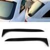 2pcs Rear Back Window Side Spoiler Glossy Black Maintenance Replacement