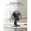 PELONIS Table Fan 12-Inch, 120° Oscillating Table Fan Small Portable