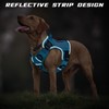 WINGOIN Blue Tactical Dog Harness for Large Dogs No Pull
