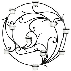 Safavieh Wall Art Collection Circular Candle Holder Wall Sconce