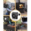 AmRunJe 120mm BBQ 12V Blower Fan with 110v-240v AC Plug