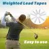 Golf Golf Lead Tape 20 Sheets Weight Tape Golf Maintenance