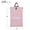 Hemings 4501406 Poy WEEKEND Light Pink Trash Can Pouch, Portable