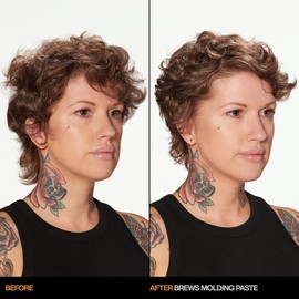 Redken Brews Redken Brews Molding Paste For Men | Men's Hair Styling Paste | High Hold & Maximum Control | Natural, Matte Finish | Sulfate Free | For All Men's Hair Types