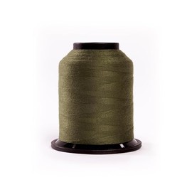 Finesse Thread Solid Colors | 100% Polyester, 3ply, 50wt | Thread Cones | 100% Polyester Thread for Quilting and Sewing (Seaweed Green, 1,100 Yards)