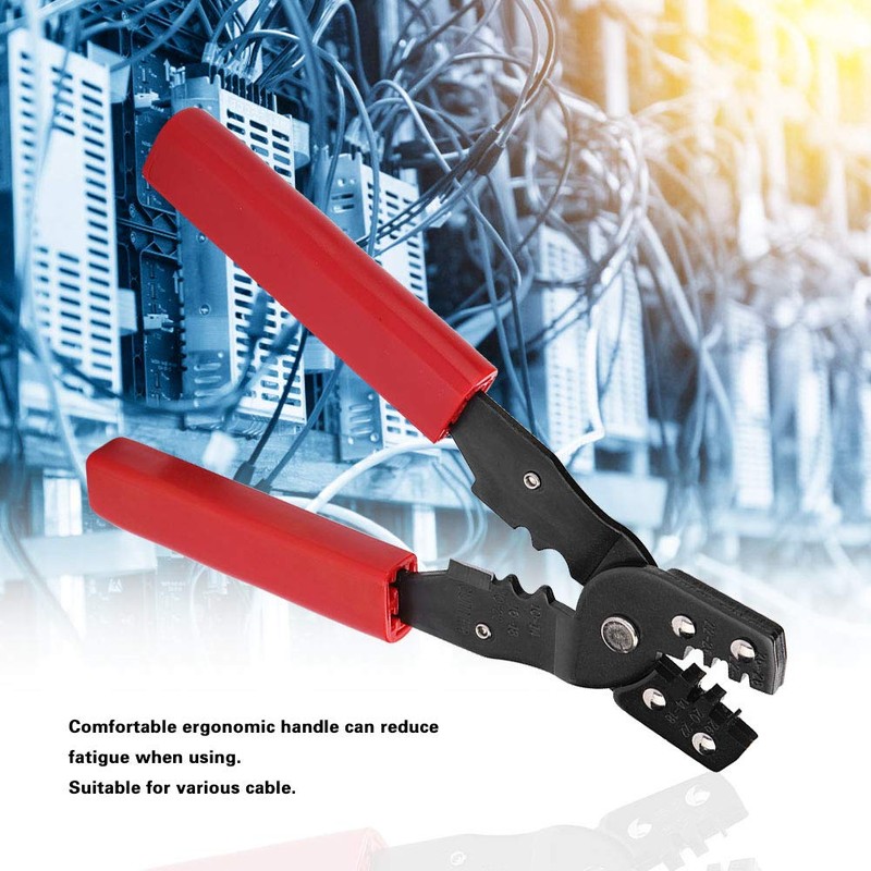 Cable Crimper, YTH-202 Multitul Wire Portable Cable Crimper Terminal Crimping