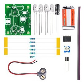 ANCLLO LED Soldering Set, LM358 Breath Light Kit, DIY Electronic Manufacture Assembly, Loose Parts, Educational Kit for Beginners and Hobbyists