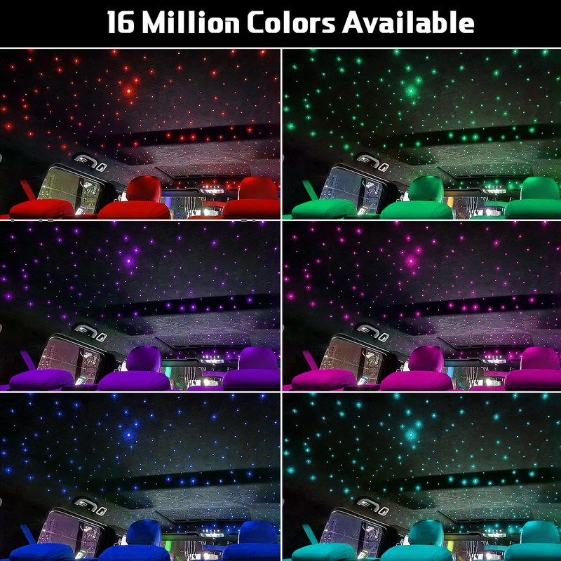 Fiber Optic Lights Kit, 10W Star Ceiling Sky Lights RGBW