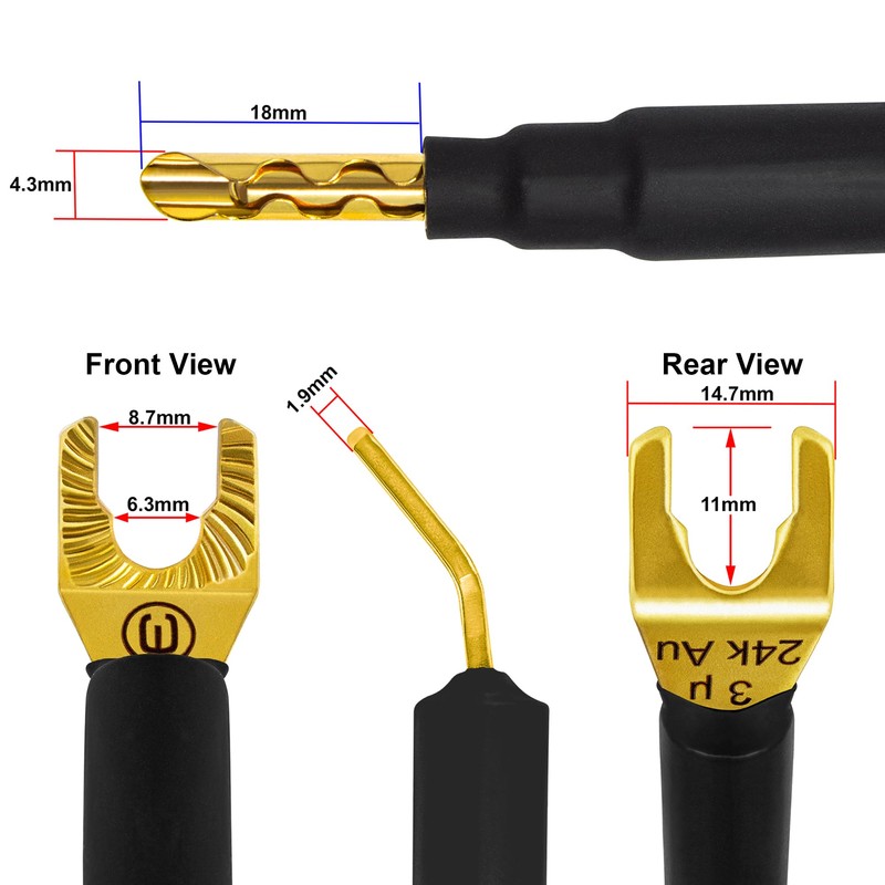 WORLDS BEST CABLES 10 Foot Ultimate - 9 AWG -