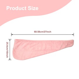 Paquete de 3 toallas de microfibra para el cabello rizado, toalla de secado rápido con botón para secar el cabello, gorro de baño