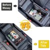 PIMCAR 2PCS Center Console Organizer and Armrest Tray for Honda