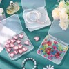 BENECREAT 6 Piece Set Rectangle Small Round Case Accessory Case