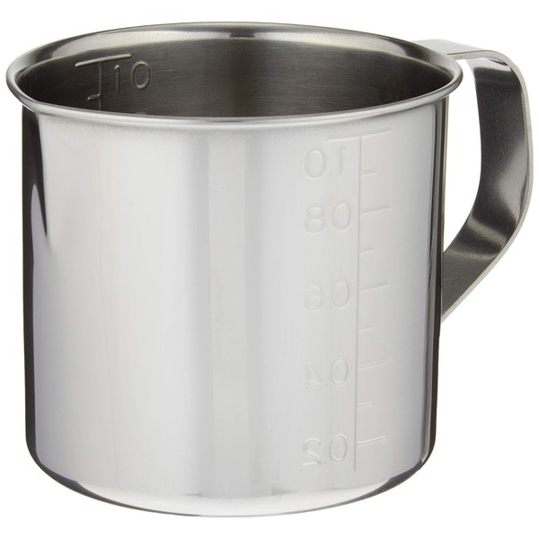 TRUSCO TSH635M Stainless Steel Beaker with Spout 3.8 gal (1.0 L), 4.3 x 4.2 inches (110 x 108 mm)