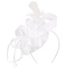 Zando Ken-Tucky Derby Hats for Women 2025 White Fascinator Headband