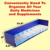 One Place Organizing System for Pill Bottles, Medication Bottles, Supplements
