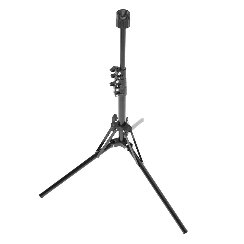 Wig Head Stand Tripod Aluminum Alloy Adjustable Height Portable Mannequin