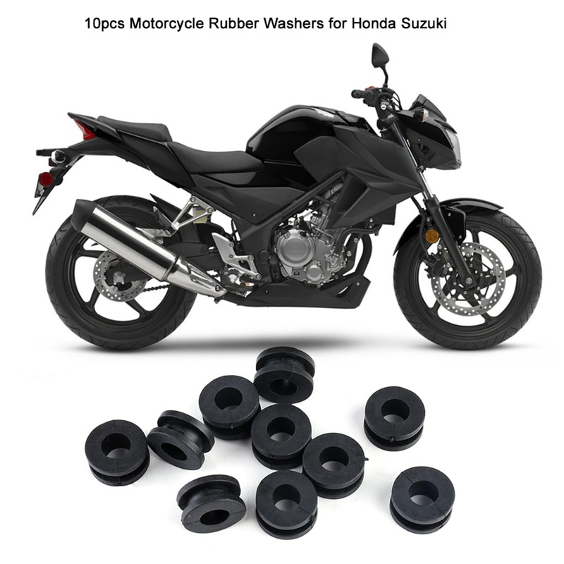 Motorcycle Fairing Discs Motorcycle Trim Discs Motorcycle Rubber Grommets Pack