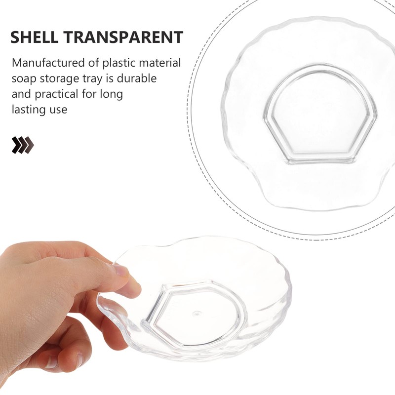 ULTECHNOVO Soap Dish Shell Soap Dish Shell Soap Holder Bowl