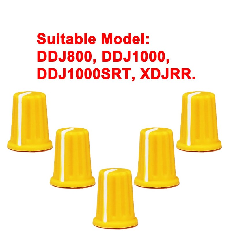 WXYINSPAS 5pcs EQ Rotary Knob Replacement Equalizer Potentiometer Fader Knobs